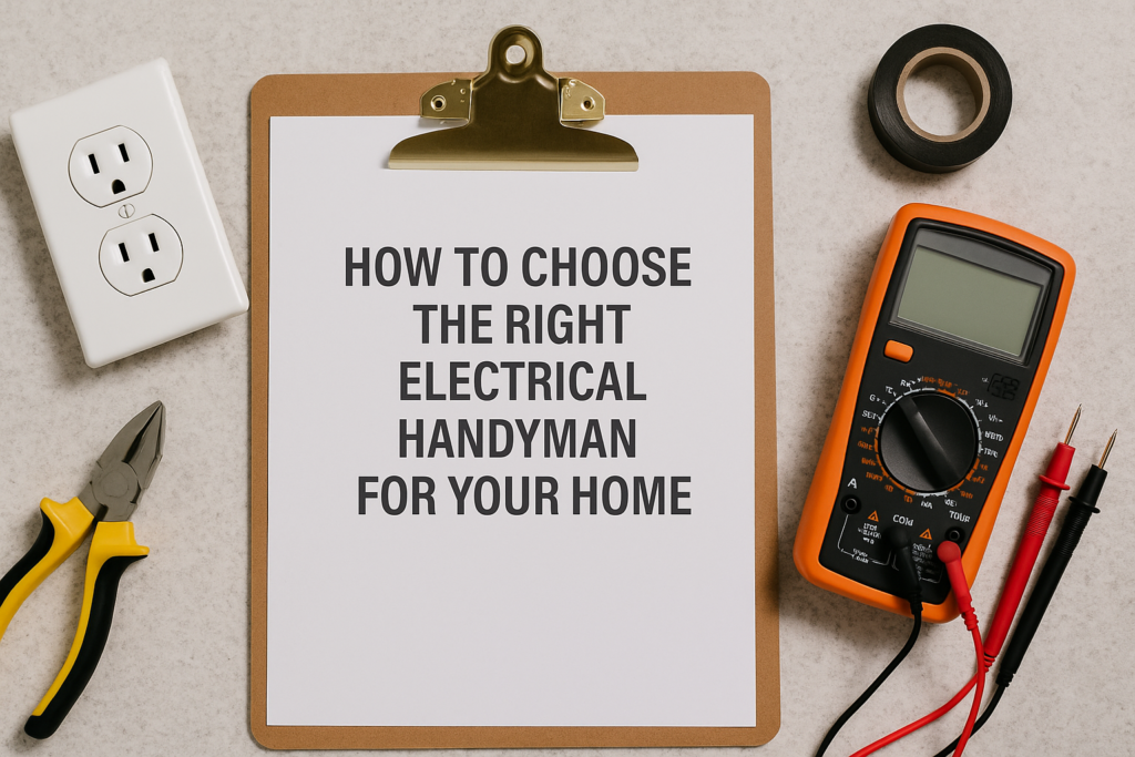 Read more about the article How to Choose the Right Electrical Handyman for Your Home